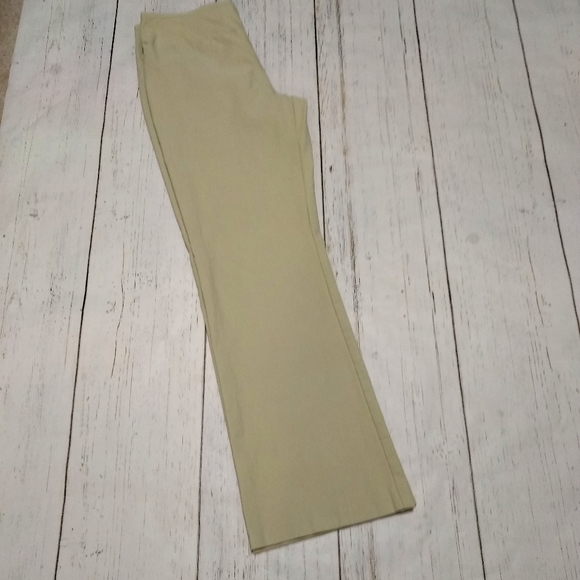TRIBELLA SPORT stretch pull on tan pants,  14 - Picture 3 of 9